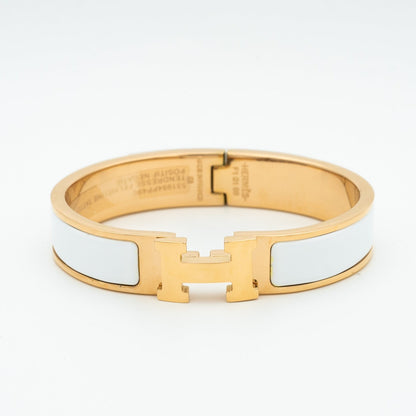 [Leaves]H WHITE BRACELET