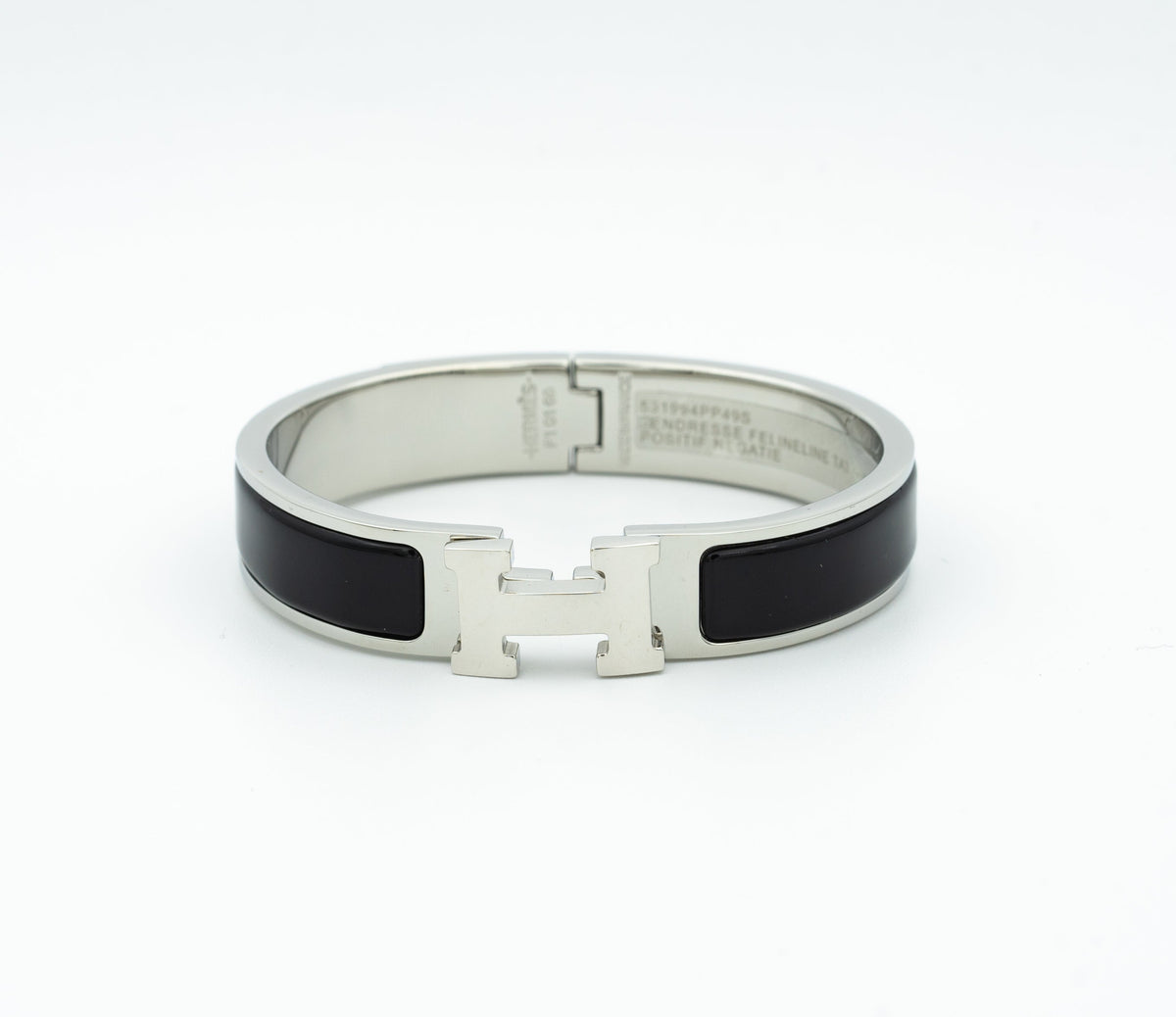 [Leaves]H BLACK BRACELET
