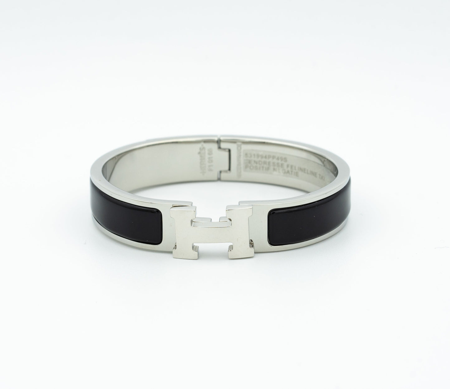 [Leaves]H BLACK BRACELET