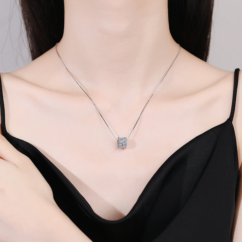 [Leaves]ELEGANT SLIM-WAIST MOISSANITE NECKLACE
