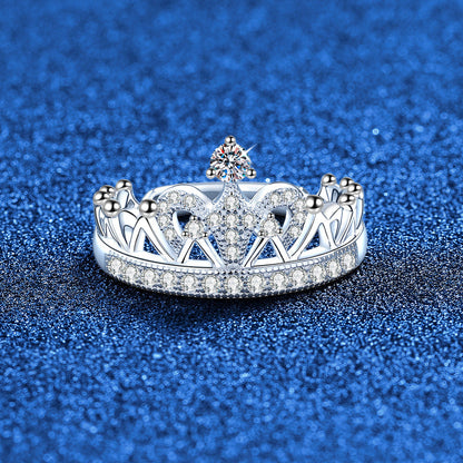 [Leaves]DREAMY CROWN MOISSANITE RING - 1.2CT ELEGANT PRINCESS STYLE