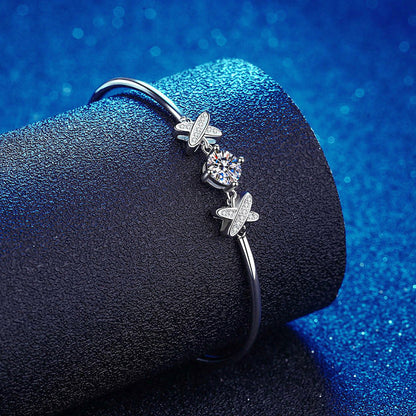 [Leaves]ELEGANT BOW-KNOT MOISSANITE BRACELET