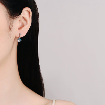 [Leaves]DYNAMIC TASSEL MOISSANITE DROP EARRINGS