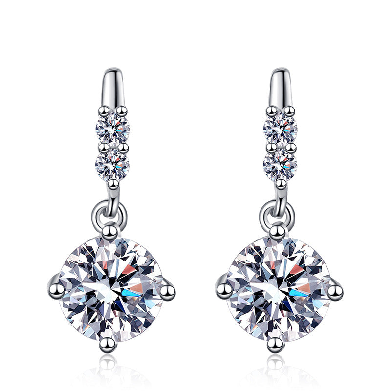 [Leaves]DYNAMIC TASSEL MOISSANITE DROP EARRINGS
