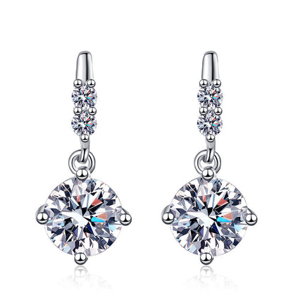 [Leaves]DYNAMIC TASSEL MOISSANITE DROP EARRINGS