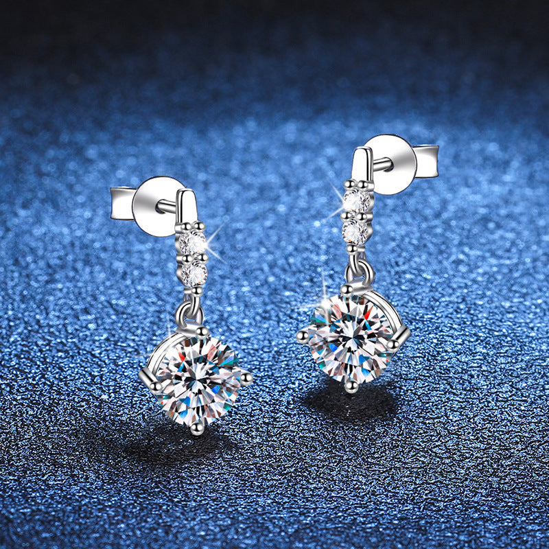 [Leaves]DYNAMIC TASSEL MOISSANITE DROP EARRINGS