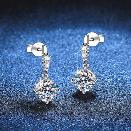 [Leaves]DYNAMIC TASSEL MOISSANITE DROP EARRINGS