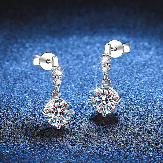 [Leaves]DYNAMIC TASSEL MOISSANITE DROP EARRINGS