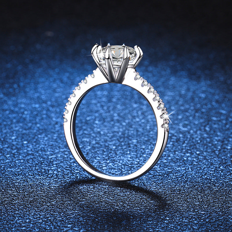 [Leaves]BOLD TIGER CLAW MOISSANITE ENGAGEMENT RING
