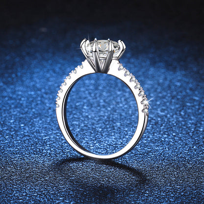 [Leaves]BOLD TIGER CLAW MOISSANITE ENGAGEMENT RING