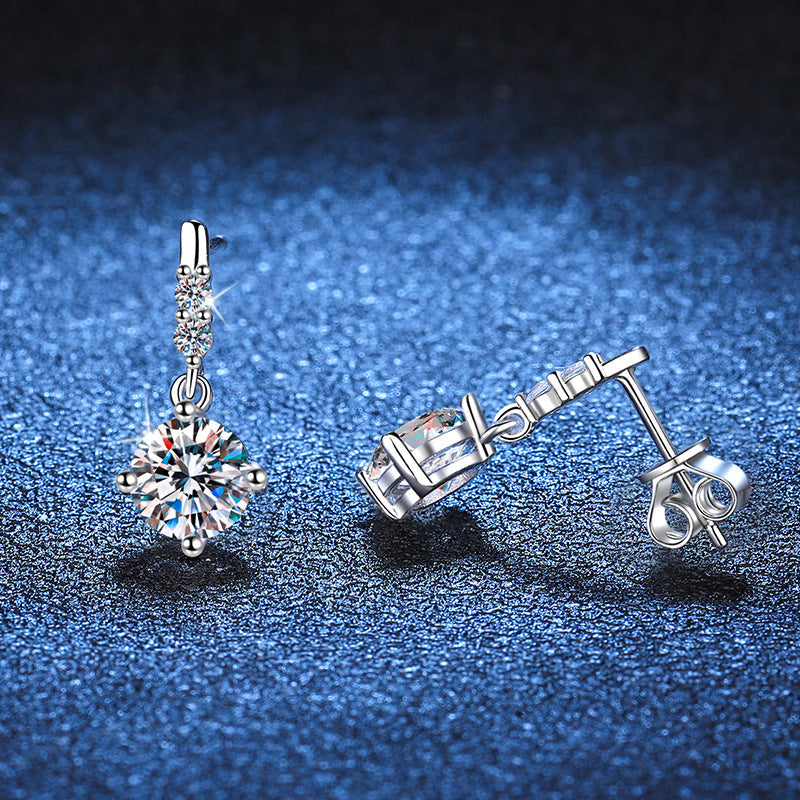 [Leaves]DYNAMIC TASSEL MOISSANITE DROP EARRINGS