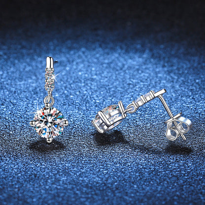 [Leaves]DYNAMIC TASSEL MOISSANITE DROP EARRINGS