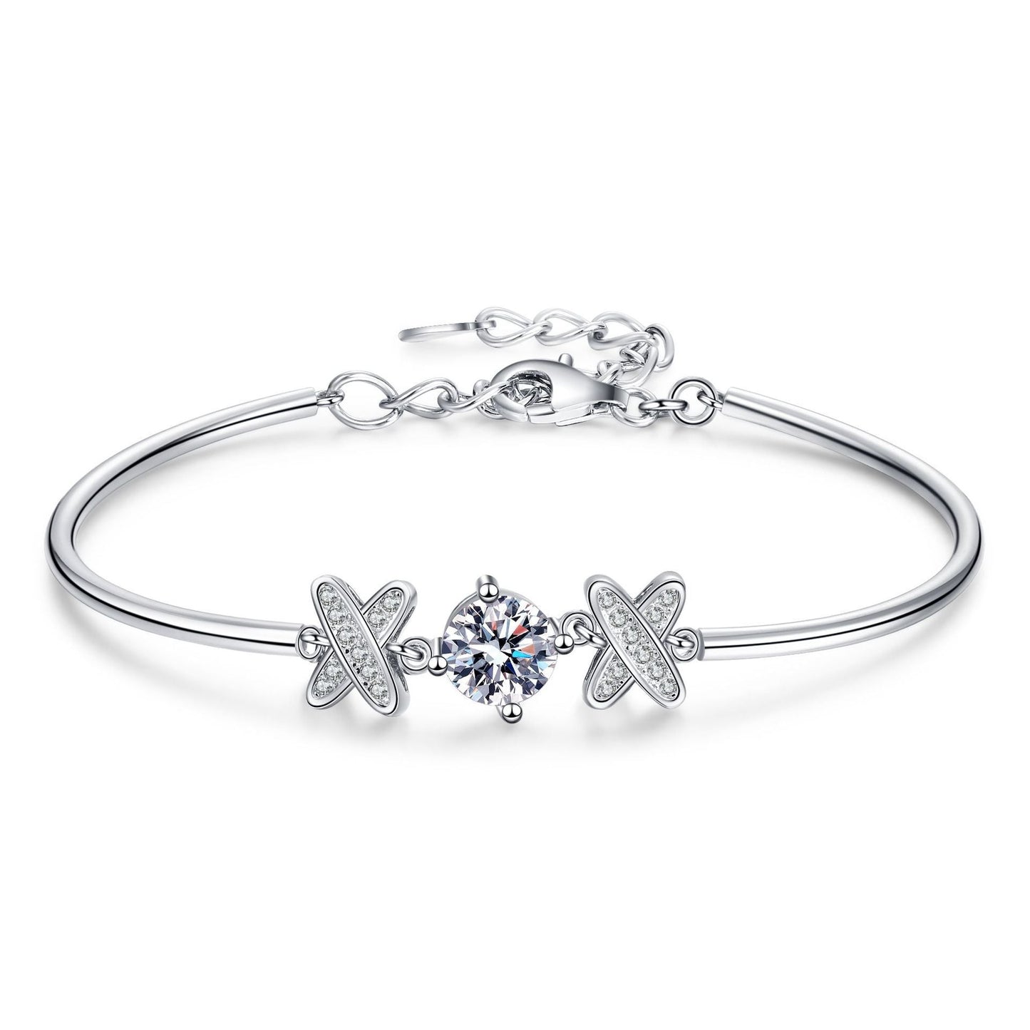 [Leaves]ELEGANT BOW-KNOT MOISSANITE BRACELET