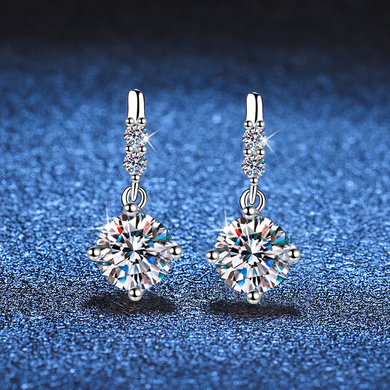 [Leaves]DYNAMIC TASSEL MOISSANITE DROP EARRINGS