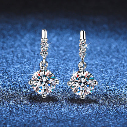 [Leaves]DYNAMIC TASSEL MOISSANITE DROP EARRINGS