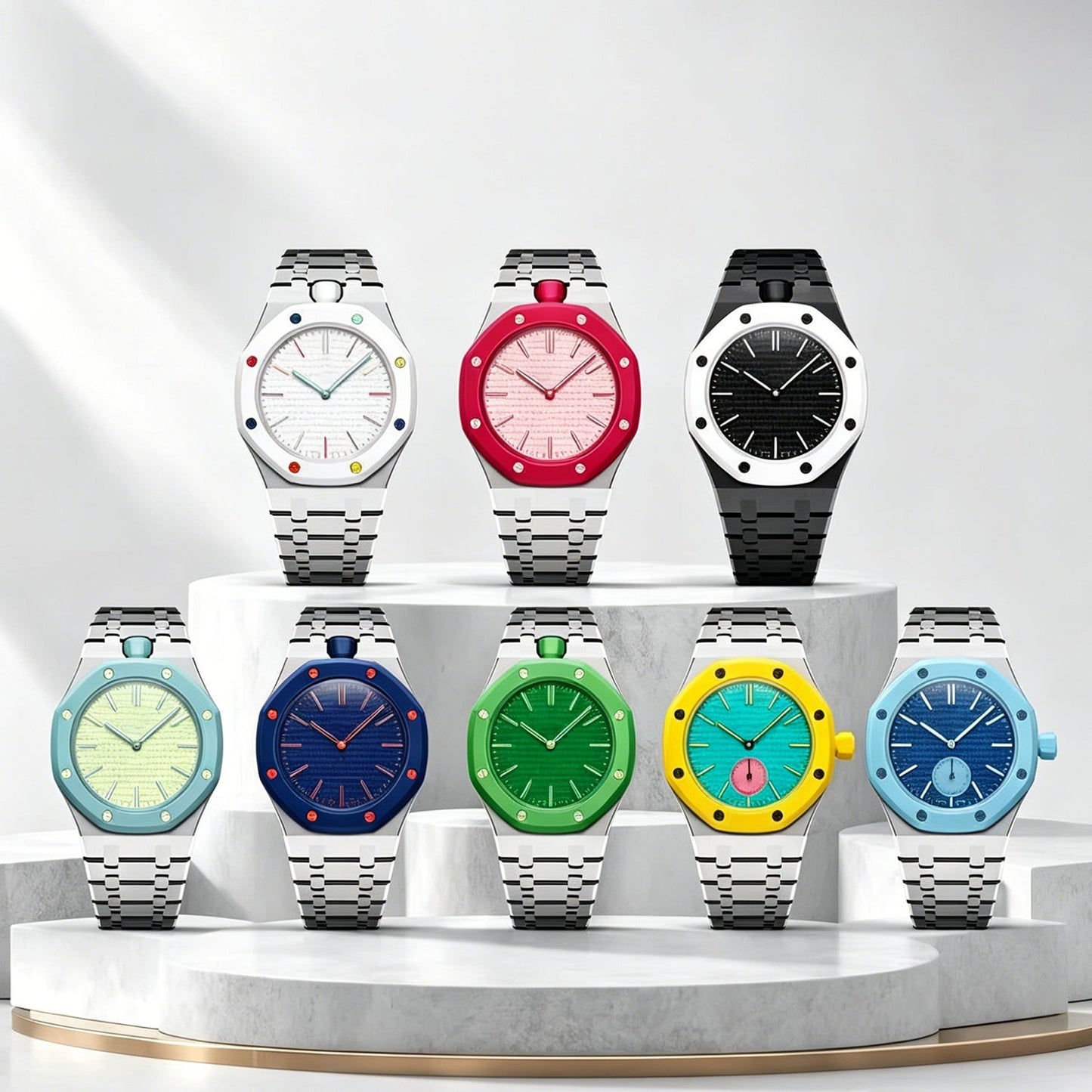 [Leaves]ROYAL OAK POP EXCLUSIVE STEE CASE & STRAP