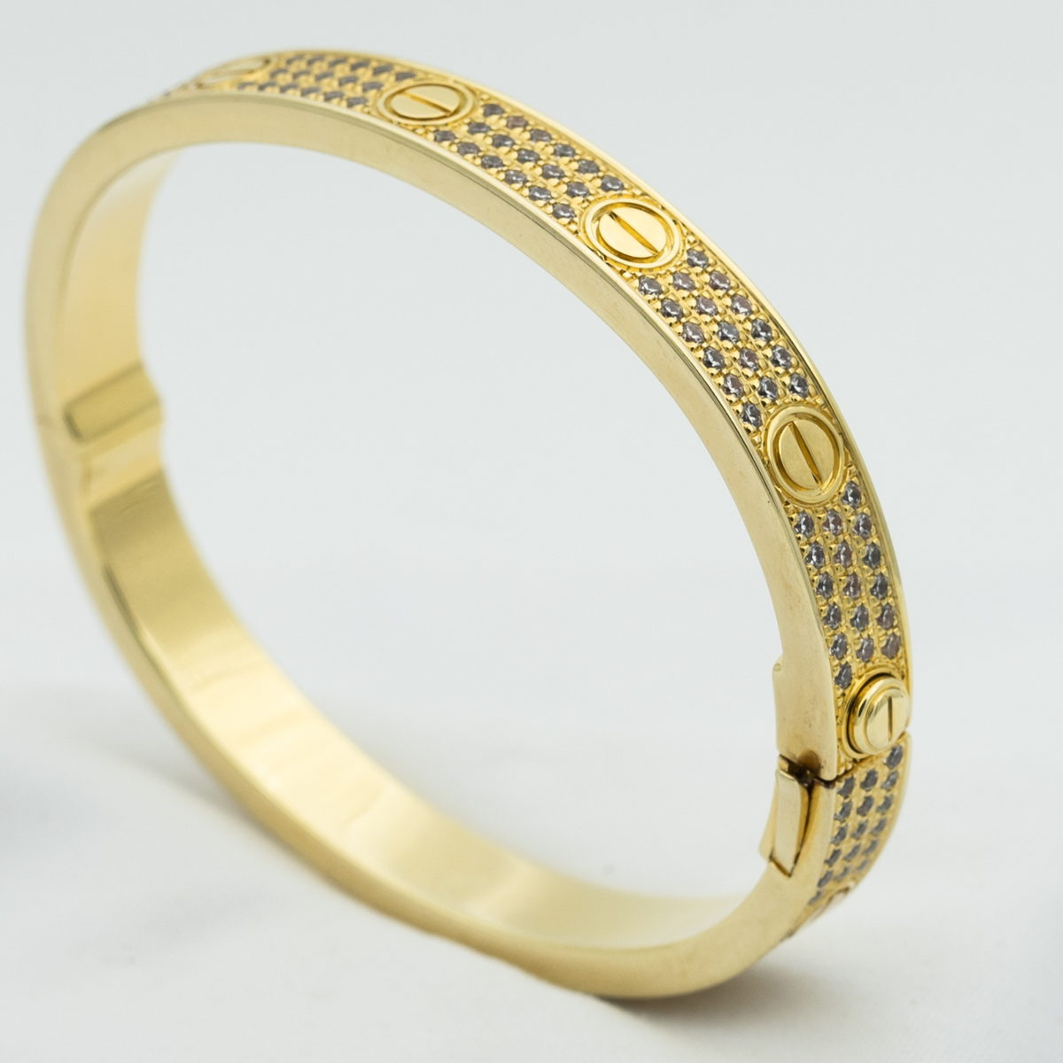 [Leaves]LOVE BRACELET 6.1MM DIAMOND-PAVED