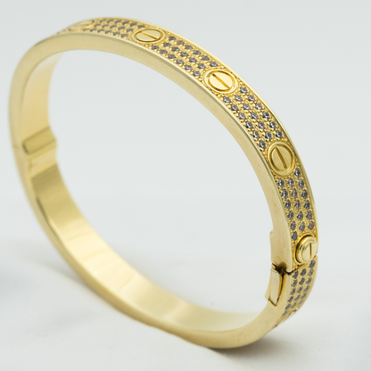 [Leaves]LOVE BRACELET 6.1MM DIAMOND-PAVED