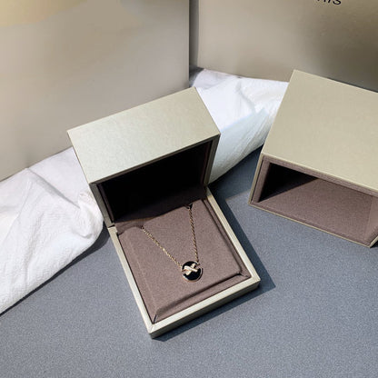 [Leaves]JEUX DE ROSE GOLD DIAMOND NECKLACE