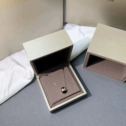 [Leaves]JEUX DE ROSE GOLD DIAMOND NECKLACE