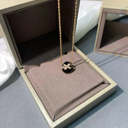 [Leaves]JEUX DE ROSE GOLD DIAMOND NECKLACE