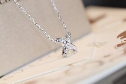 [Leaves]JEUX DE DIAMOND NECKLACE