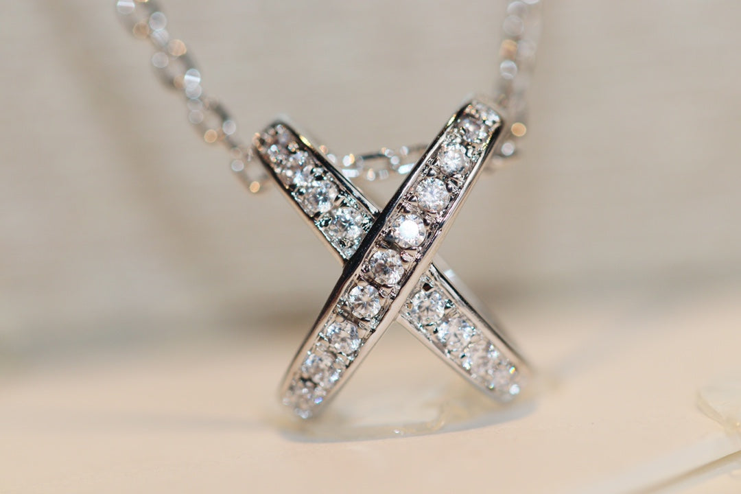 [Leaves]JEUX DE DIAMOND NECKLACE