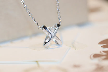 [Leaves]JEUX DE DIAMOND NECKLACE