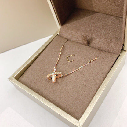 [Leaves]JEUX DE DIAMOND NECKLACE