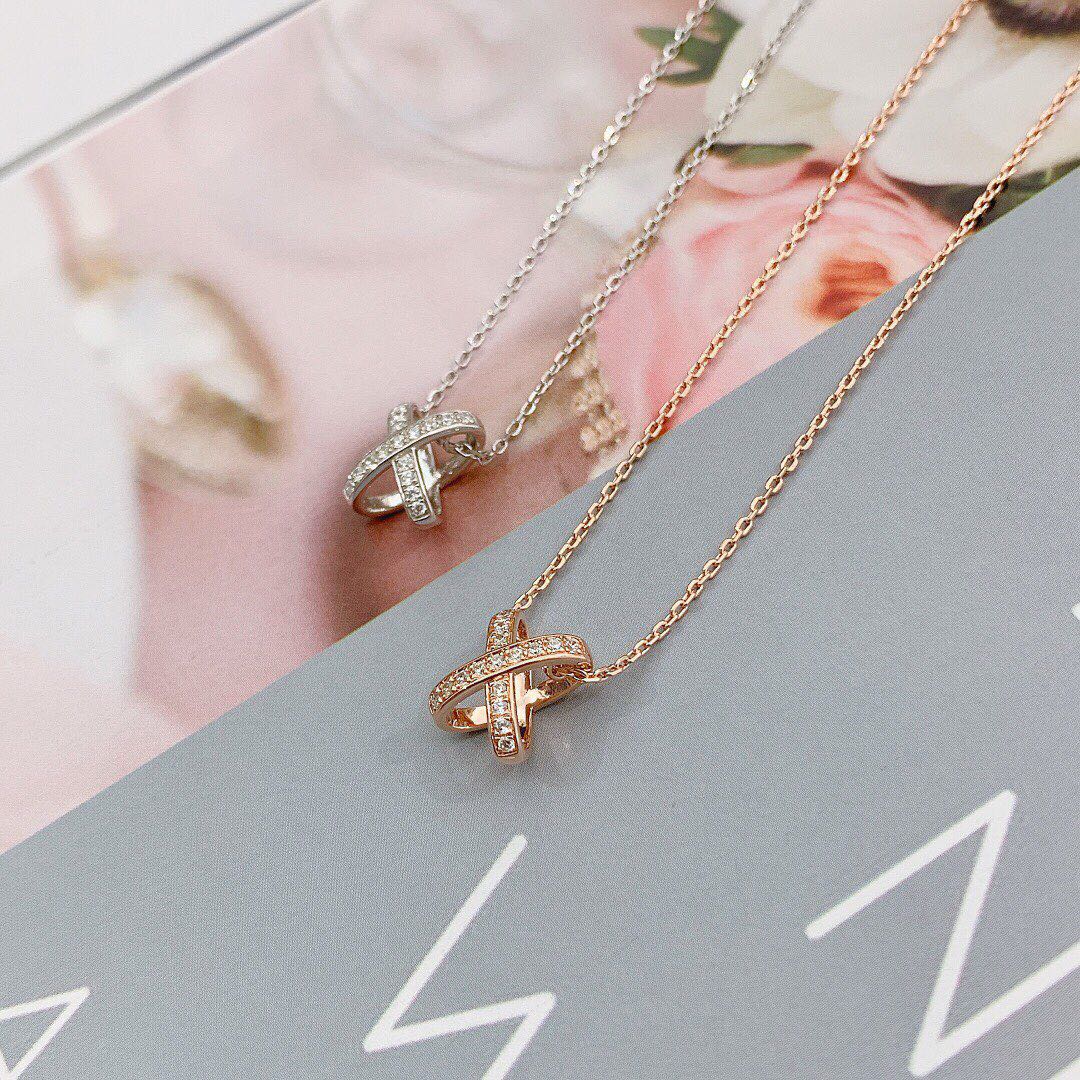 [Leaves]JEUX DE DIAMOND NECKLACE