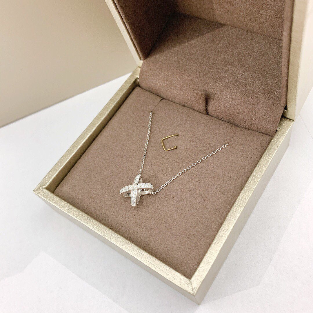 [Leaves]JEUX DE DIAMOND NECKLACE