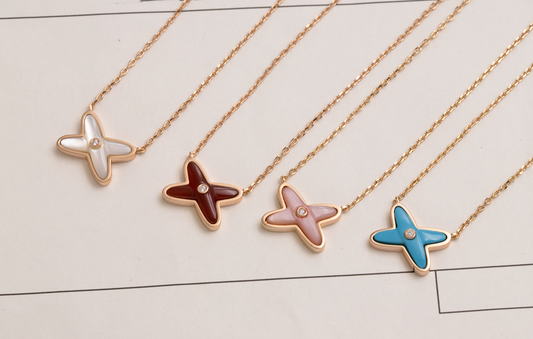 [Leaves]JEUX DE NECKLACE 1 DIAMOND
