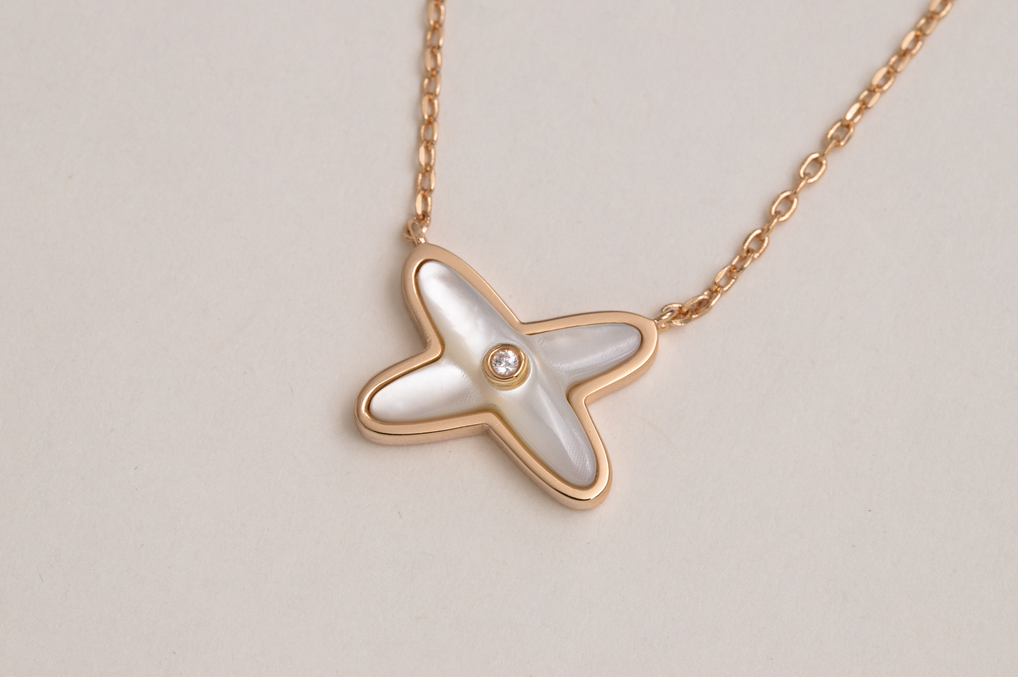[Leaves]JEUX DE NECKLACE 1 DIAMOND