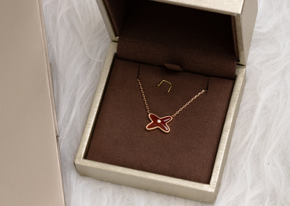 [Leaves]JEUX DE NECKLACE 1 DIAMOND