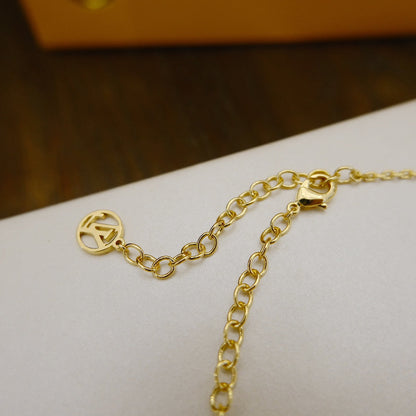 [Leaves]BLOOMING SUPPLE NECKLACE BRASS