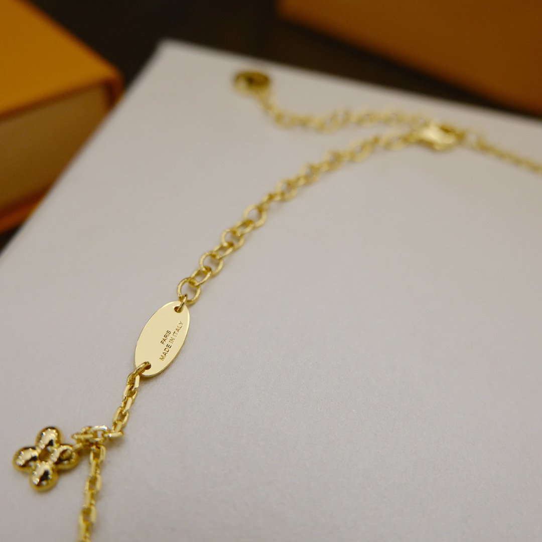 [Leaves]BLOOMING SUPPLE NECKLACE BRASS