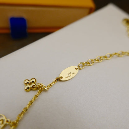 [Leaves]BLOOMING SUPPLE NECKLACE BRASS