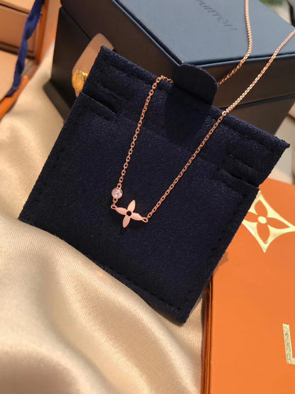 [Leaves]BLOSSOM PENDANT ROSE GOLD AND DIAMOND