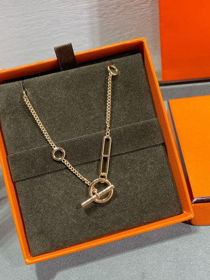 [Leaves]HM STERLING CHAINE D'ANCRE HEART