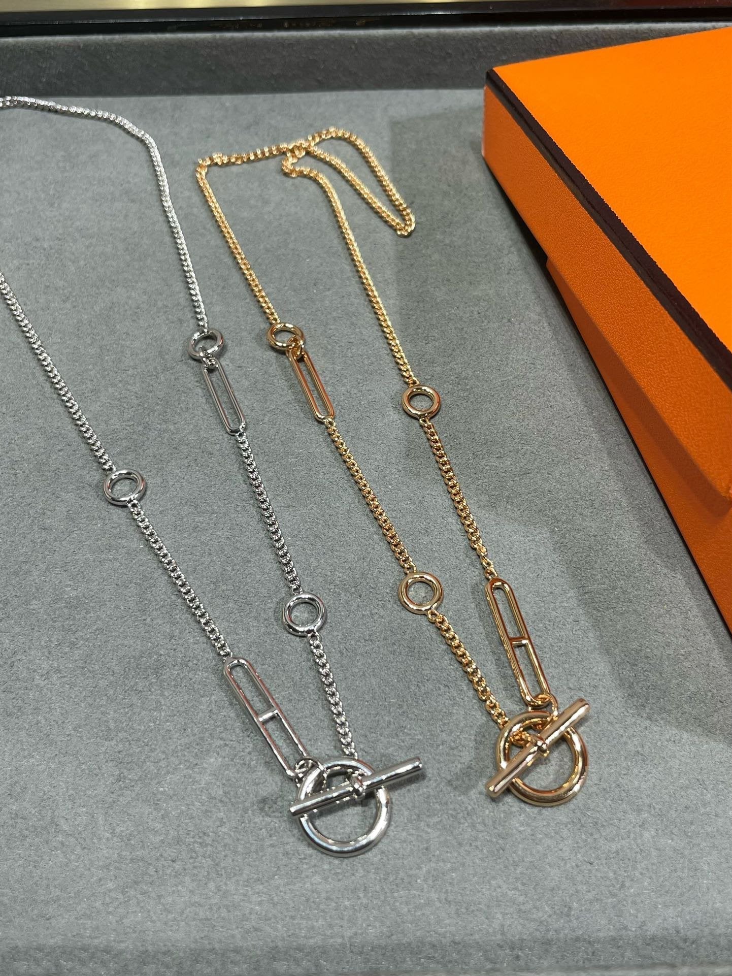 [Leaves]HM STERLING CHAINE D'ANCRE HEART