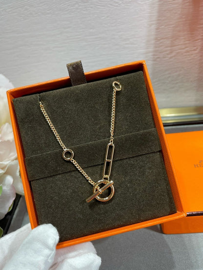 [Leaves]HM STERLING CHAINE D'ANCRE HEART