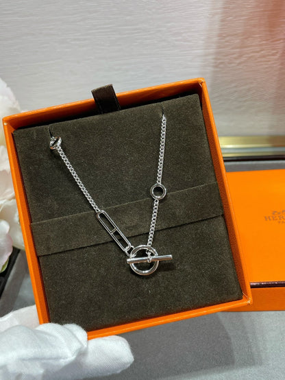 [Leaves]HM STERLING CHAINE D'ANCRE HEART