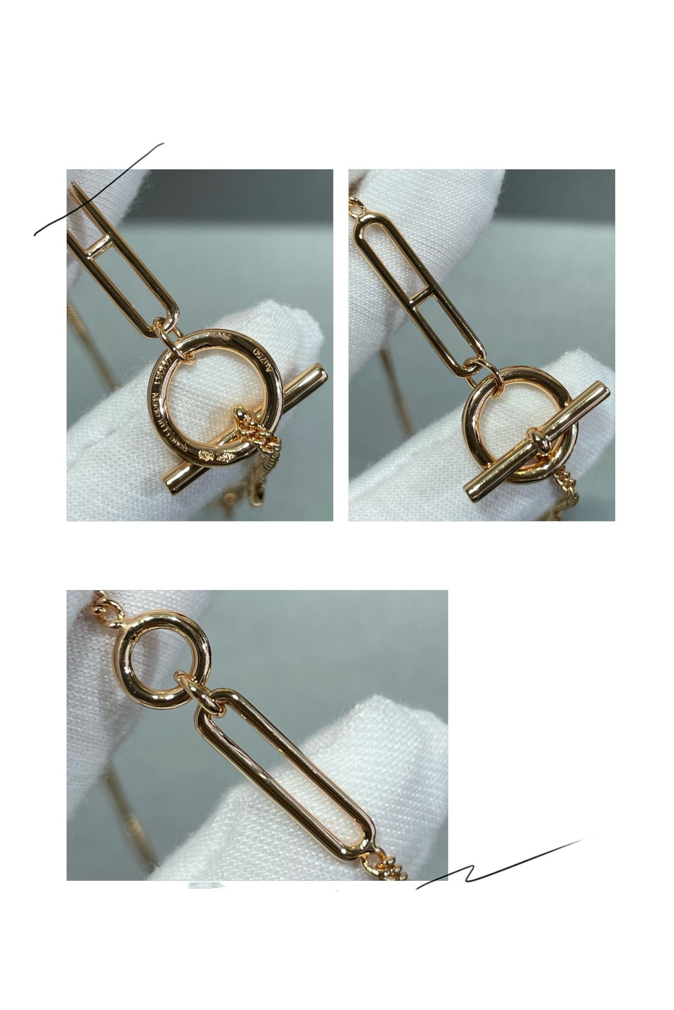 [Leaves]HM STERLING CHAINE D'ANCRE HEART