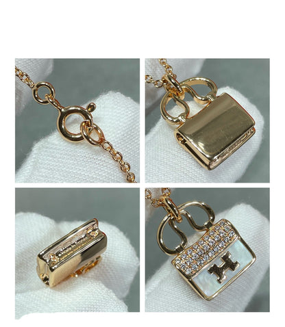 [Leaves]H CIRCE MOISSANITE PENDANT NECKLACE GOLD