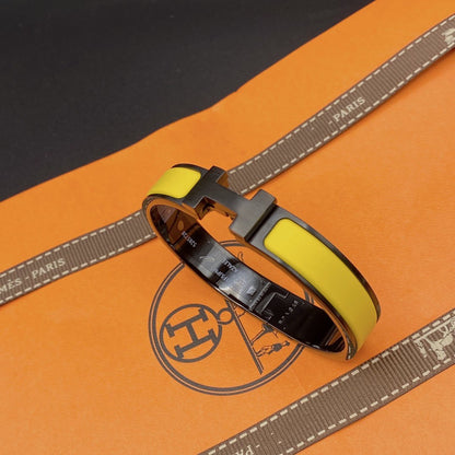[Leaves]CLIC HM SO BLACK YELLOW BRACELET