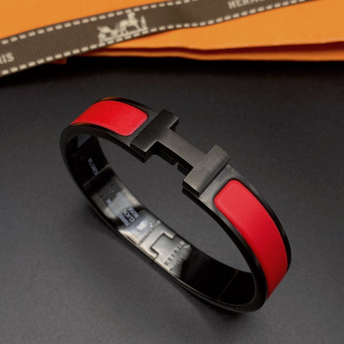 [Leaves]CLIC HM SO BLACK RED BRACELET