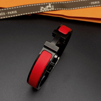 [Leaves]CLIC HM SO BLACK RED BRACELET