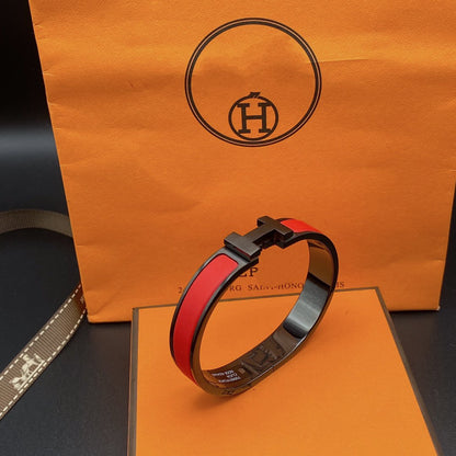 [Leaves]CLIC HM SO BLACK RED BRACELET