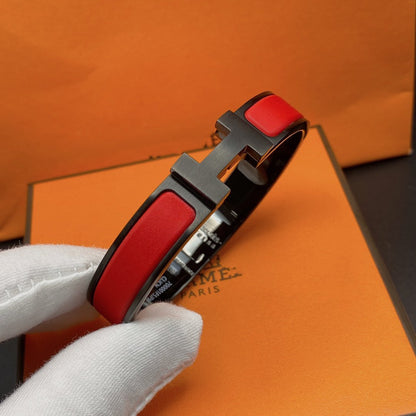[Leaves]CLIC HM SO BLACK RED BRACELET