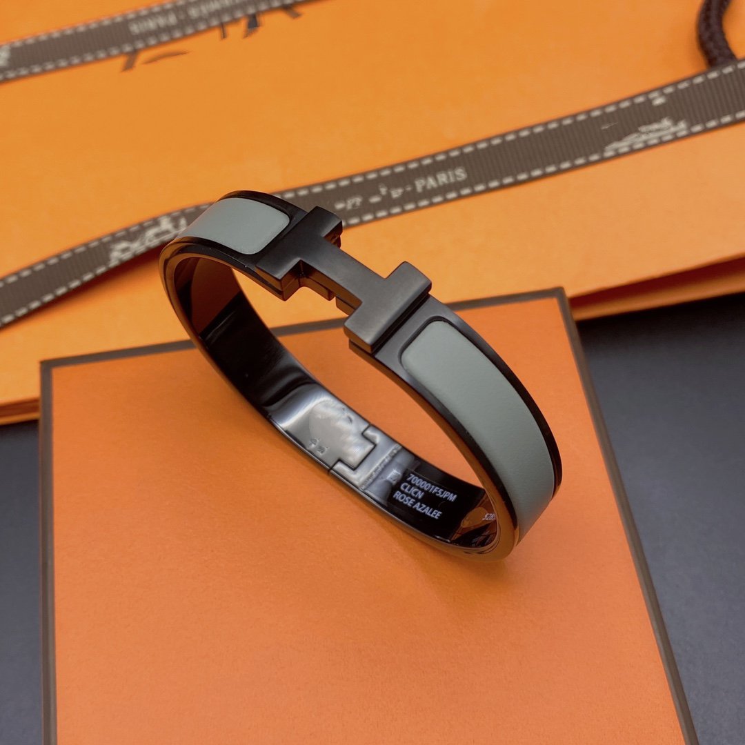 [Leaves]CLIC HM SO BLACK GREY BRACELET